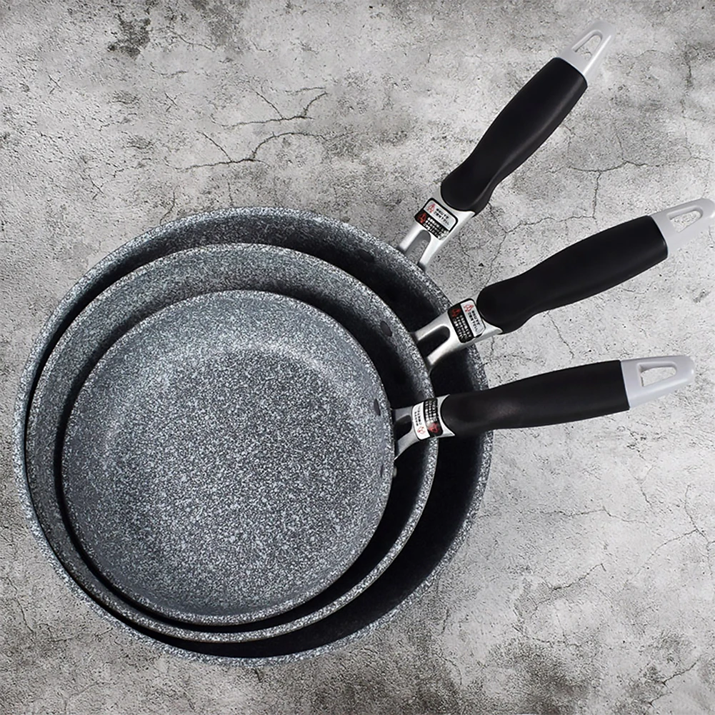 Medical Stone Pan Set Forged Aluminum Non-stick 20cm Small Frying Pan 26cm 28cm Large Deep Ceramic Coating Frying Pan