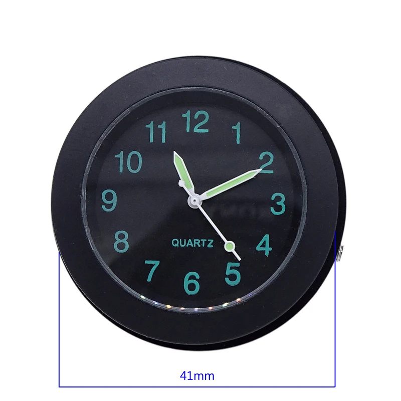 8''-10''Metal Waterproof  Motorcycle Handlebar Clock Buckle Table Bicycle Handlebar Quartz Watch Moto Electric Vehicle Modified