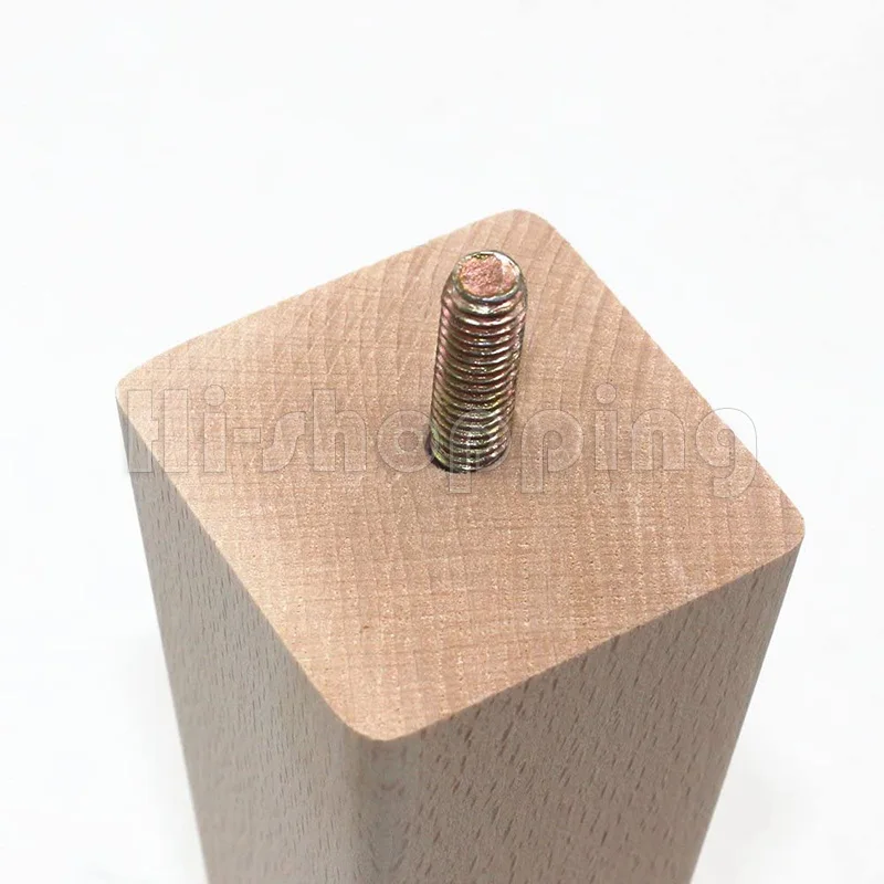 4Pcs Tapered Solid Wood Furniture Legs Height 10/12/14cm for Replacement Sofa Wood Furniture Couch Chair Coffee Table Cabinet image 5
