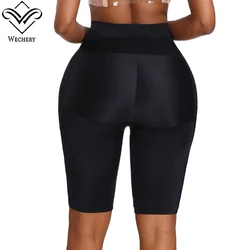 Wechery mutandine imbottite Butt Lifter intimo Body Shaper vita alta dimagrante Shapewear donna pantaloni di controllo Sexy slip senza cuciture