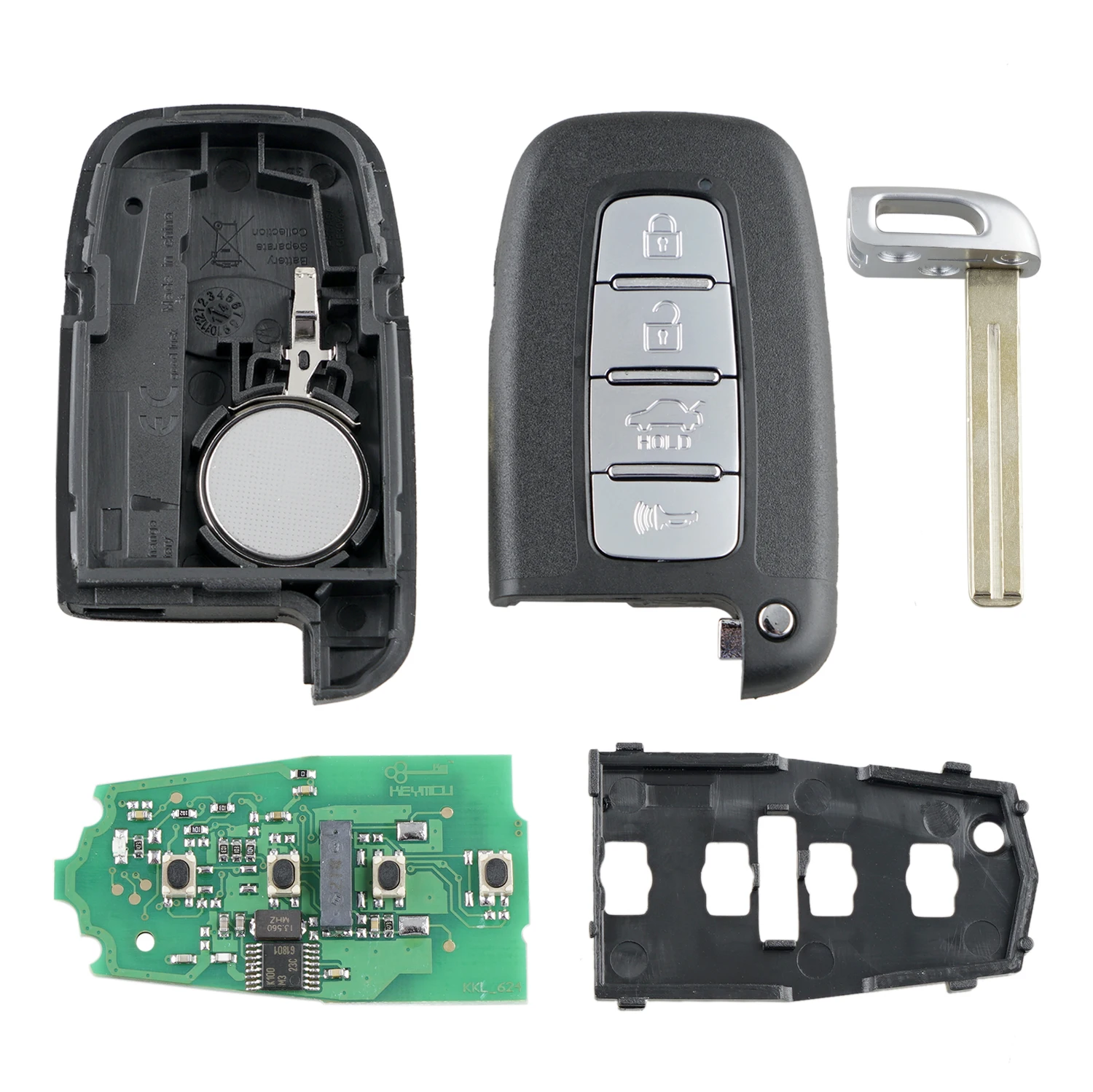 4Buttons Remote Smart Key 433Mhz For HYUNDAI SONATA GENESIS EQUUS VELOSTER 2009 2010 2011 2012 2013 2014 2015 SY5HMFNA04