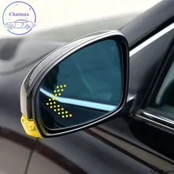 For Toyota Reiz Wish 05-07 08-09 20-23 Demist Car Side Rearview Mirror Glare Proof Blue Glasses Led Lamp Heated Turn Signal