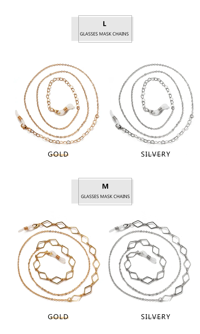 Sonnenbrille Masking Ketten Für Frauen Acryl Perle Kristall Brillen Ketten Glas Lanyard 2021 Neue Mode Schmuck Großhandel – Detail 12