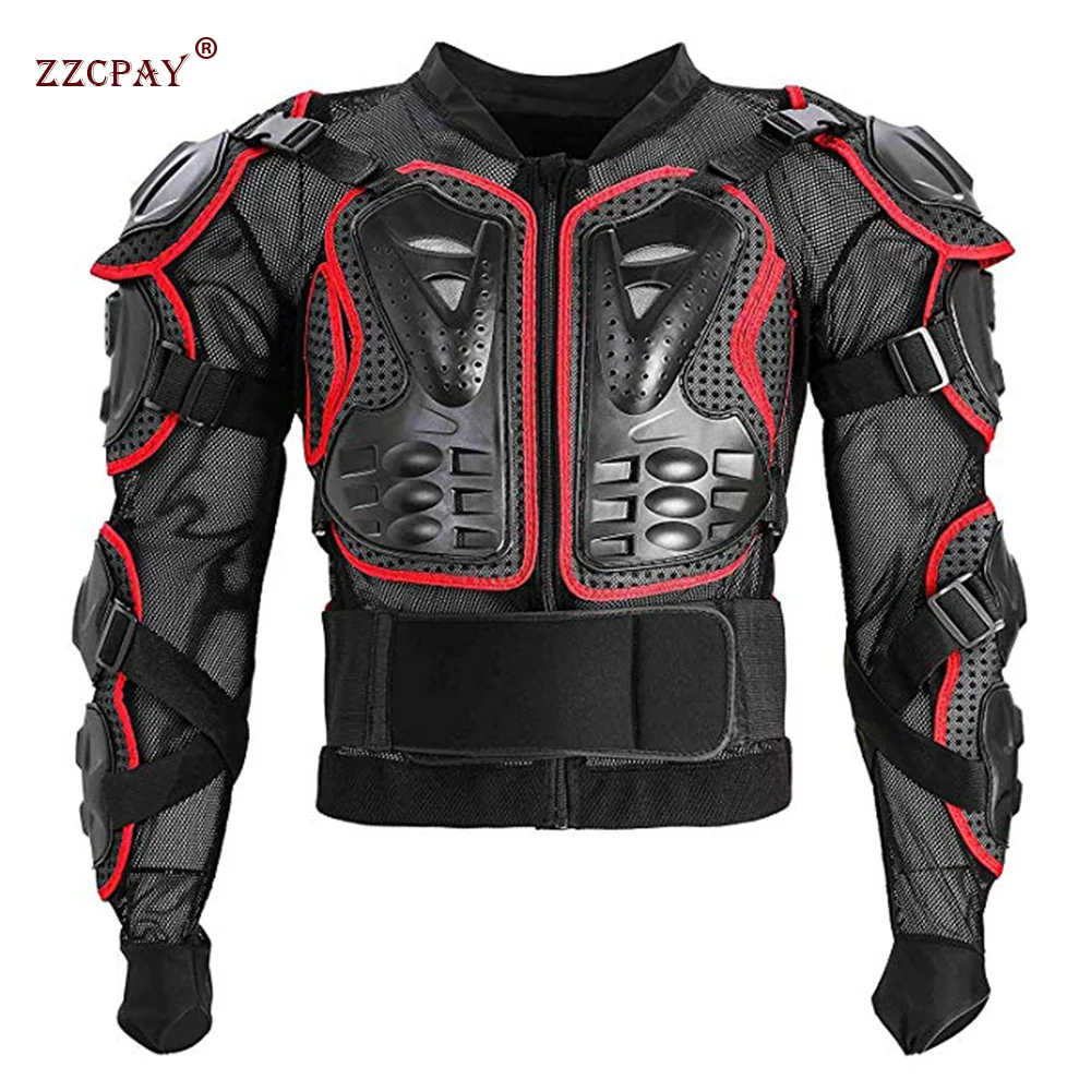 Women's Men's Motocross Armor Protection Mountain Bike Guard T-Shirt Racing Suit Jacket Back Chest Gear Full Body Protector