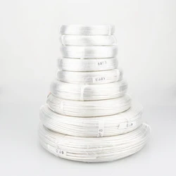 10meter/lots  Silver Plated 6N OCC Signal Wire Cable 0.12square for DIY Headphone cable 0.12-6 square