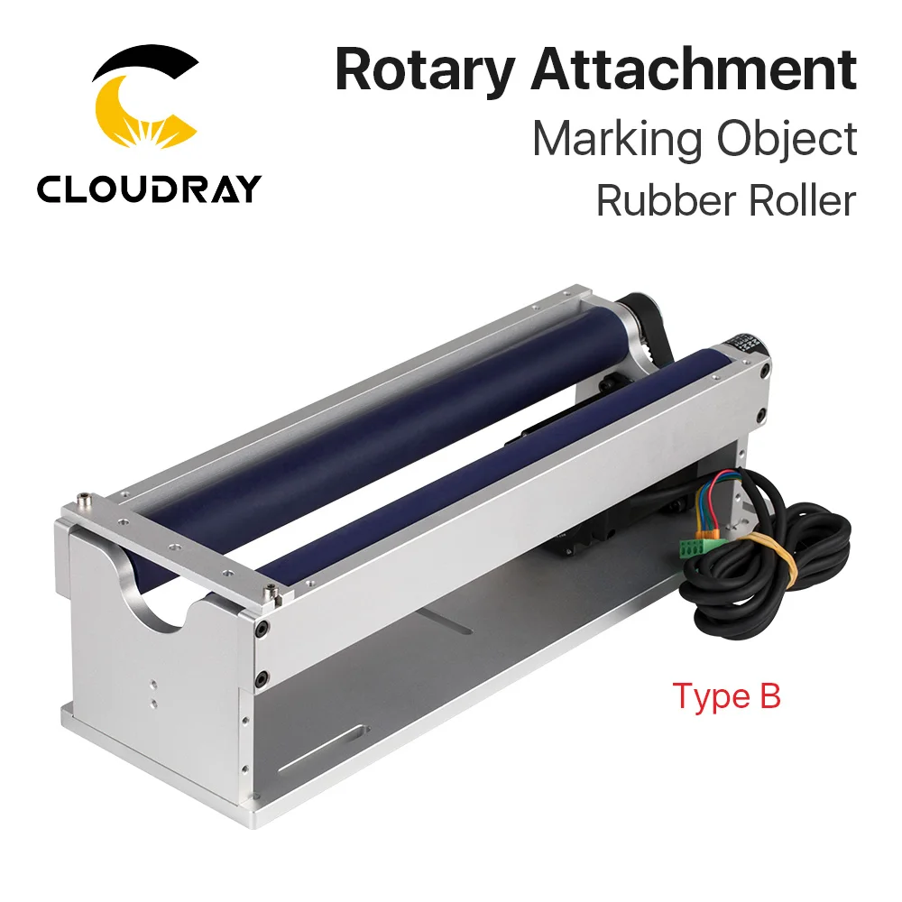 Cloudray rotativo worktable acessório rotativo 2 fase motor deslizante nema 24 + driver para marcação a laser objetos cilíndricos diy parte