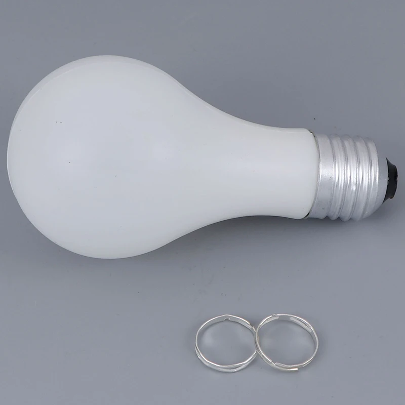 Magic Light Bulb - Mentalism Magic Tricks Lamp Magic Trick  Ring Close Up Stage Magic Props Magician Illusions