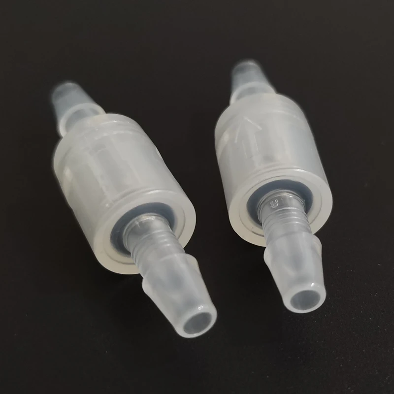 3/16 1/8 1/4 Check valve/ PP plastic non-return valve/ One way valve for air water oil/Spring ball valve with pressure hose barb