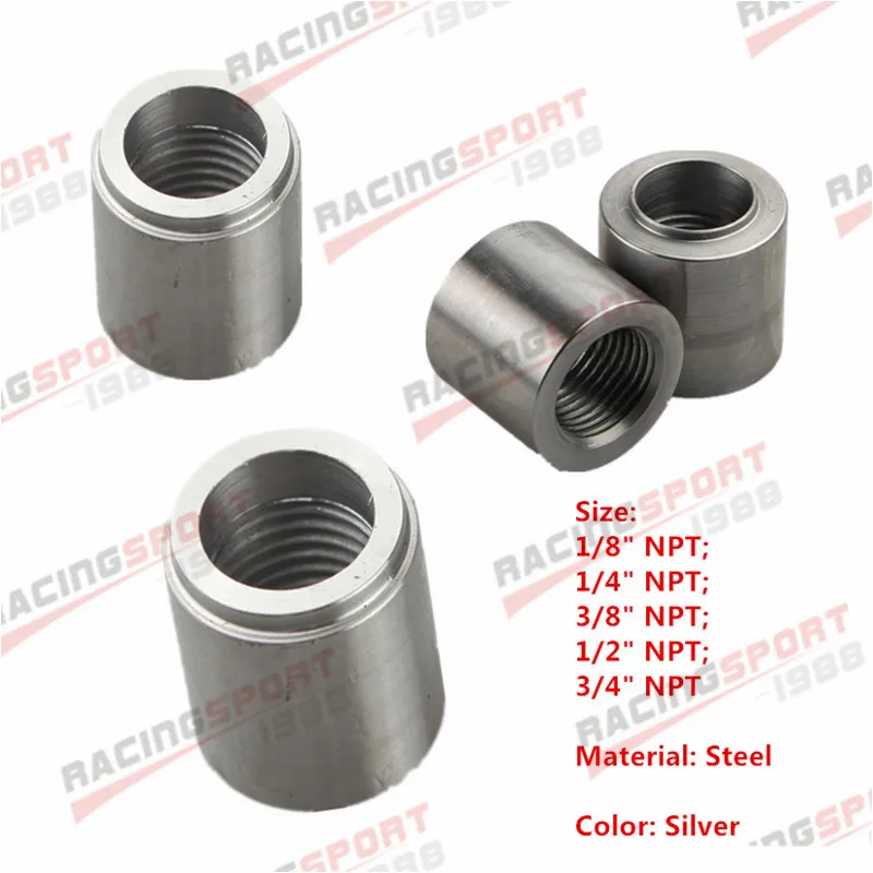 

1/8" 1/4" 3/8" 1/2" 3/4" NPT Female Steel Weld On Fitting Adapter Bung