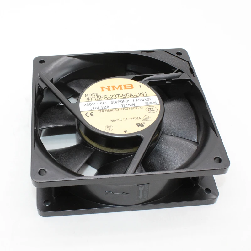 

4715FS-23T-B5A-DN1 120mm 1238 Computer Fan AC 230V 0.16A/0.12A 17/15W High Speed CFM Cooling Fan