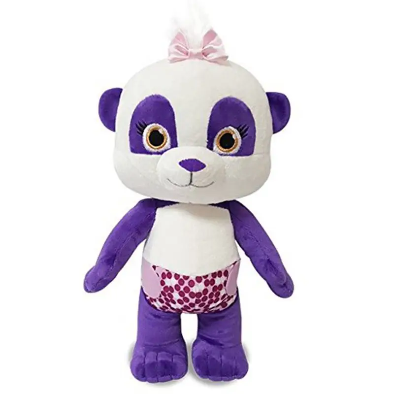 4/5 stücke 25cm Wort Party Plüschtiere Panda Elefant Leopard Känguru Puppen weiche Stofftiere Peluche Spielzeug für Kinder Geburtstags geschenke