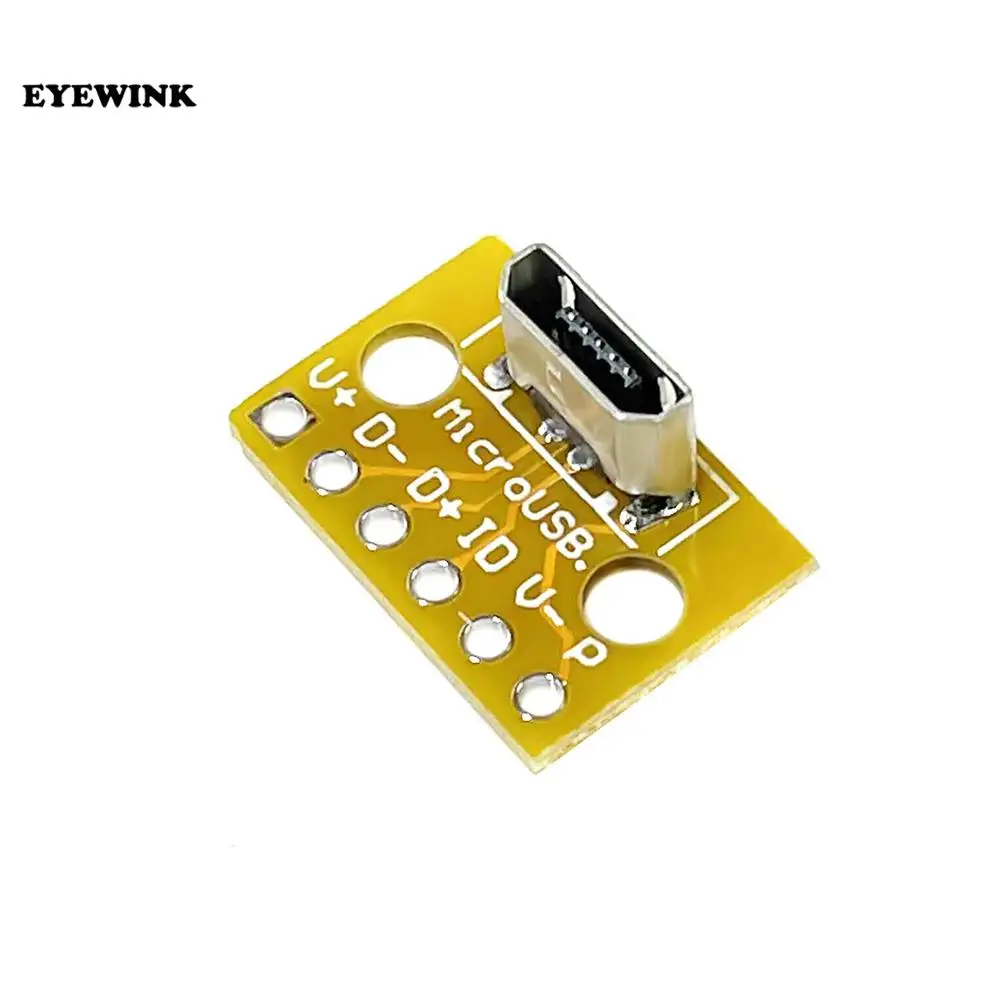 5 Buah Papan Adaptor Las PCB Motherboard Microusb Vertikal Soket Las 180 Derajat Papan Universal Uji Motherboard Vertikal