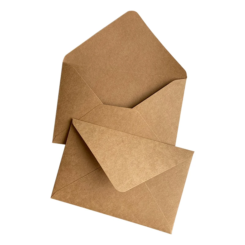 5Pcs/lot Kraft Paper Envelope, European Retro Style Envelope, Used for Invitation Envelope, Gift Envelope