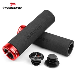 Promend Sponge Foam City Mountain Bike Scooter MTB Bicycle Handlebar Cover Handle Grips Bar Ends Non-Slip Aluminum Lock 1 Pair