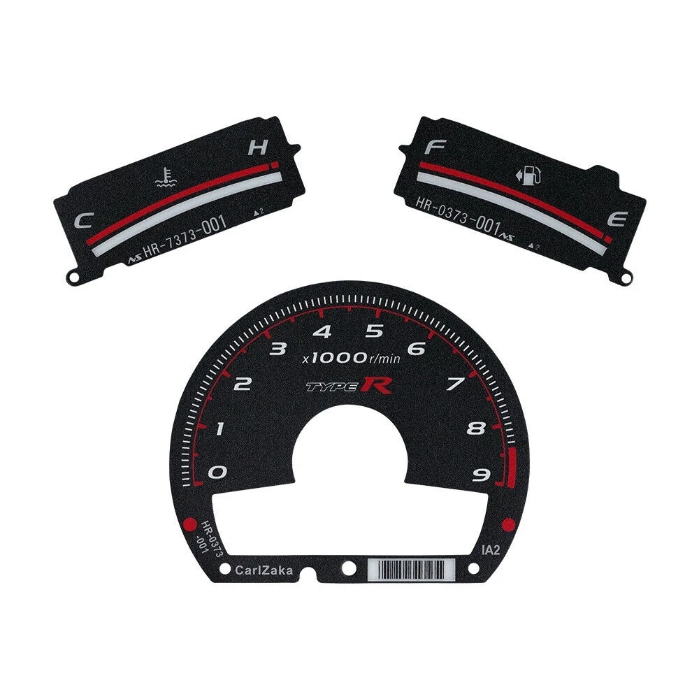 

Gauge Face for Honda Civic FA5 FG2 FA1 FD1 Type-R Style Black