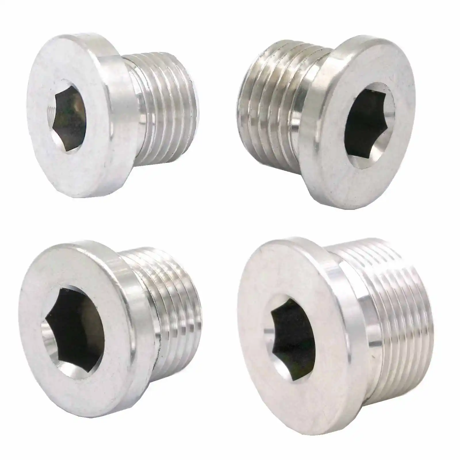 

M8/M10/M12/M14/M16/M18/M20/M22/M24/M27/M30/M33/M36 Male 304 Stainless Steel Countersunk End Plug With Flange Hex Socket