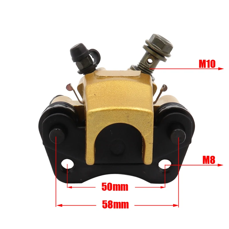 Left / Right ATV Brake Pump for 4 Wheel Motorcycle Accessories M10 50mm Front Rear Calipers Under The Pump Disc