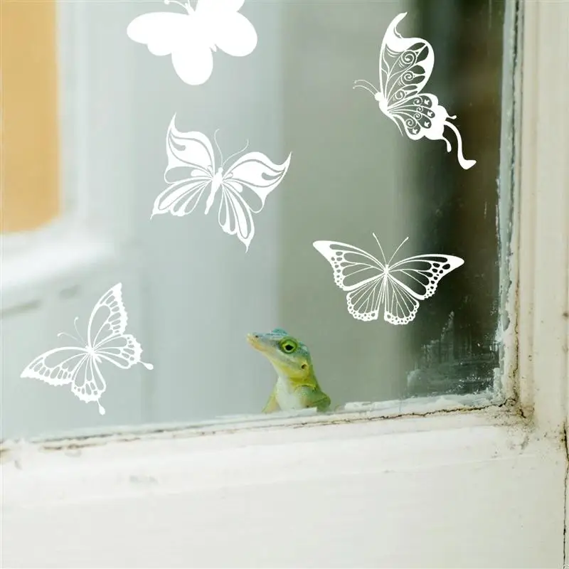 24 Pcs Anti-collision Window Clings Practical Stickers Alert Bird Window Decal