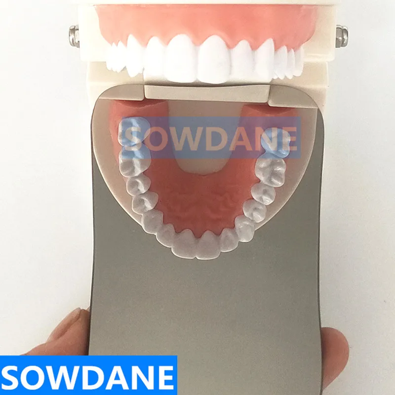 Espejo de cristal para ortodoncia Dental, Reflector de doble cara para el cuidado de la salud Oral, Intraoral y oclusal