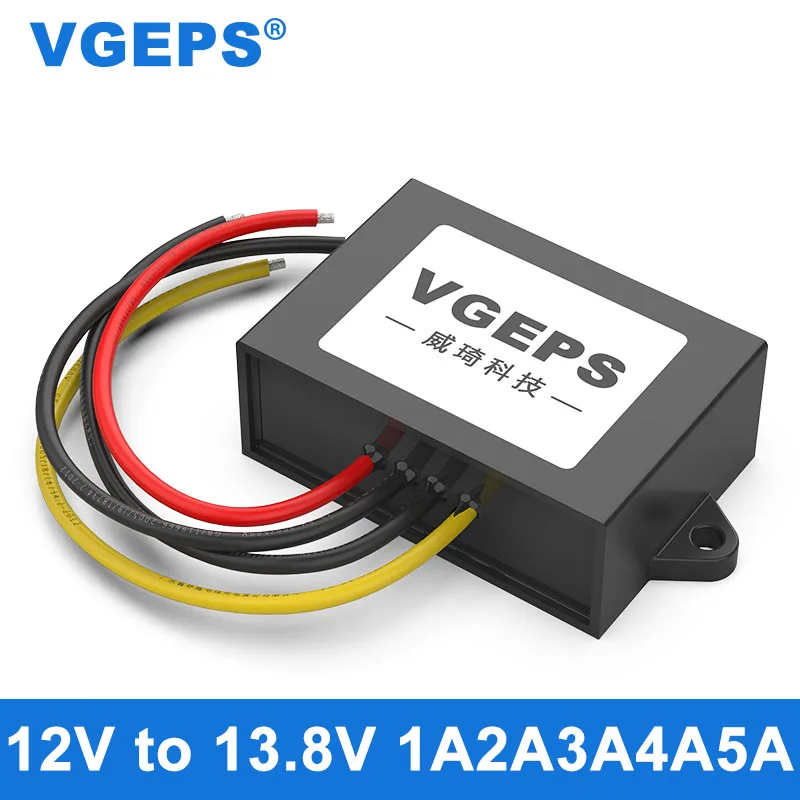 12V Liter 13.8V DC Power Boost Converter 9-13V to 13.8V Automotive Power Waterproof Regulator