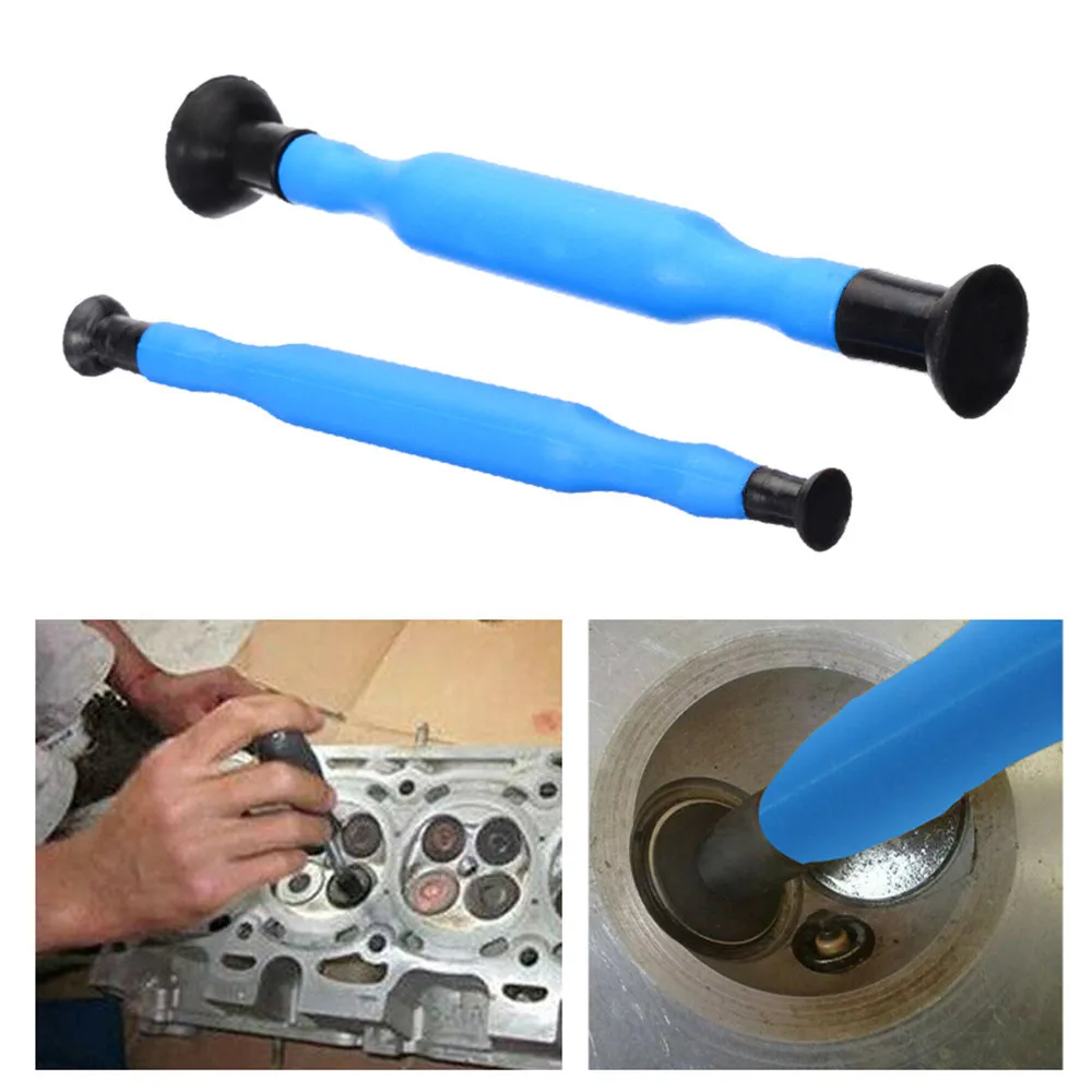 

1 Pair Valve Lapping Sticks Valves Dust Grinding Tool Plastic Grip with Suction Cup for Auto Motorcycle Cylinder Engine