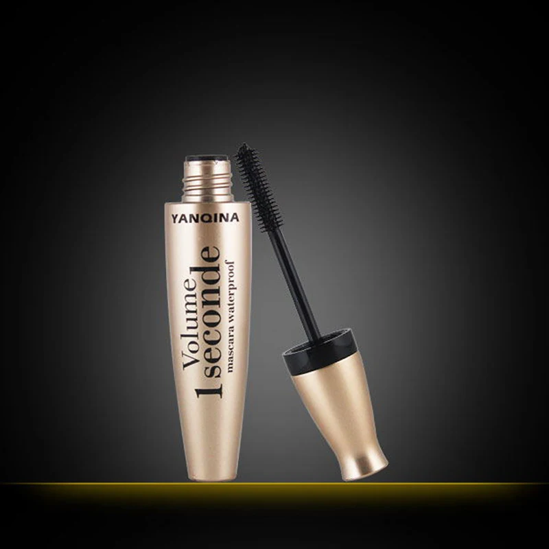 Mascara noir brillant et résistant à l'eau, Extensions de cils lisses et durables, maquillage des yeux, brosse en Silicone, cosmétique professionnel, TSLM1