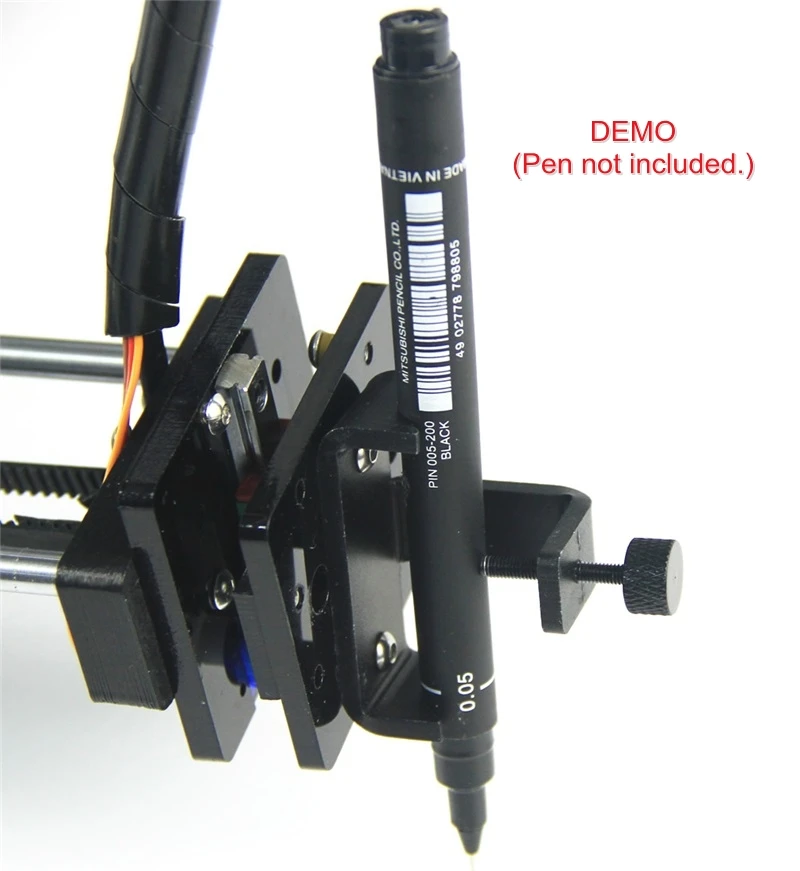 Kit de portalápices de Metal, abrazadera de Clip, impresora láser, máquina de dibujo y escritura, actualización de máquina Cnc para letras, pieza de