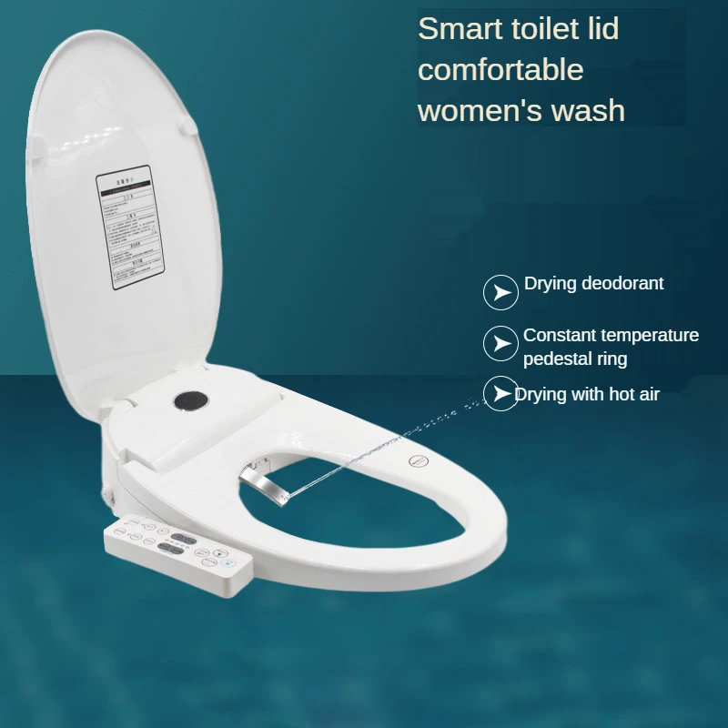 Smart Toilet Cover Universal Automatic Flushing Drying Massage Split Ｖ Shaped Toilet Cushion V Bidet Toilet Seat Inteligent