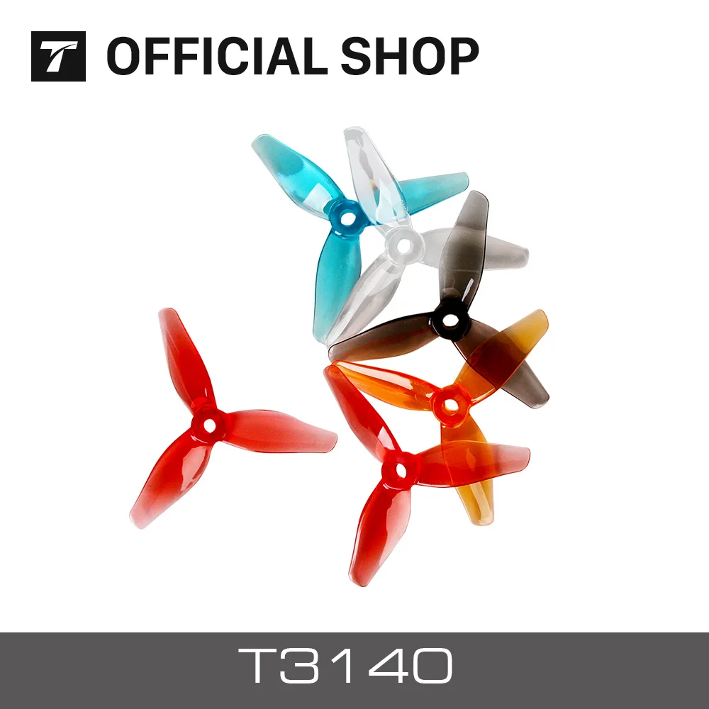 T-MOTOR T3140 FPV 3 inch propellers 2 pairs / bag three Blade Propellers CW CCW prop