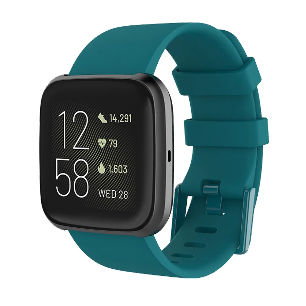 Pulseira de silicone macio para fitbit versa 2 relógio banda acessórios de substituição pulseira para fitbit versa lite smartwatch