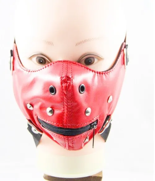 Performing Punk Rivet Rock Non-mainstream Locomotive Mask factory whole sale Can Drink 4