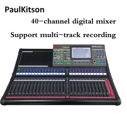 Paulkitson 40 Channel Professional Digital Mixing Studio Multitrack Recording Stage Digital Mixer Audio Equipment