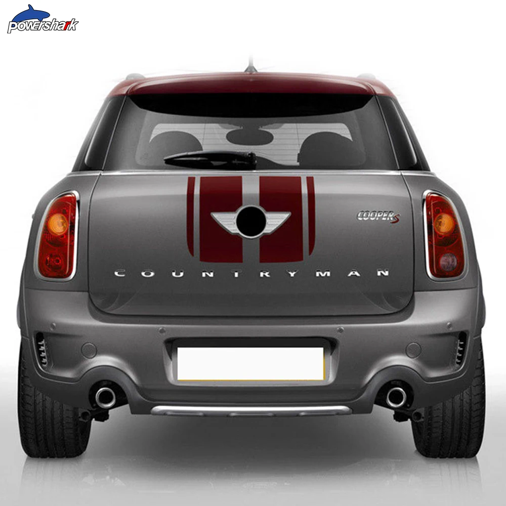 Calcomanía de capó de coche, Kit de cubierta de motor, cuerpo de maletero, rayas laterales de vinilo, pegatina de falda para MINI Countryman R60 Cooper S JCW, accesorios