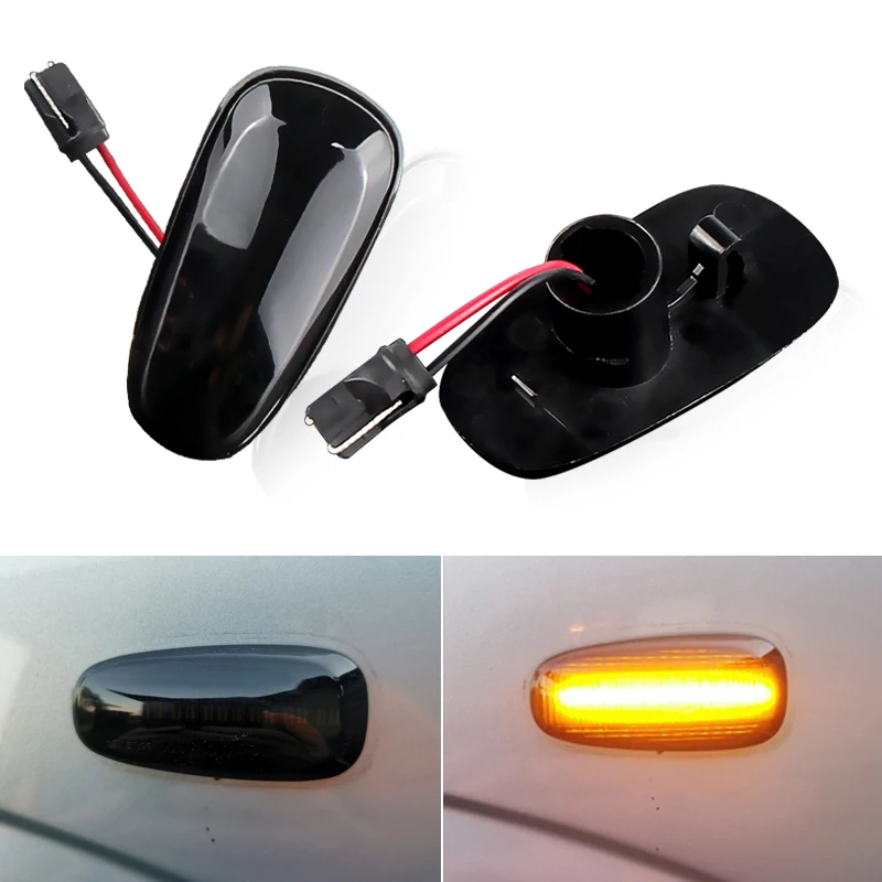 

For Opel Zafira A 1999-2005 Astra G 1998-2009 LED Dynamic Side Marker Turn Signal Light Sequential Blinker