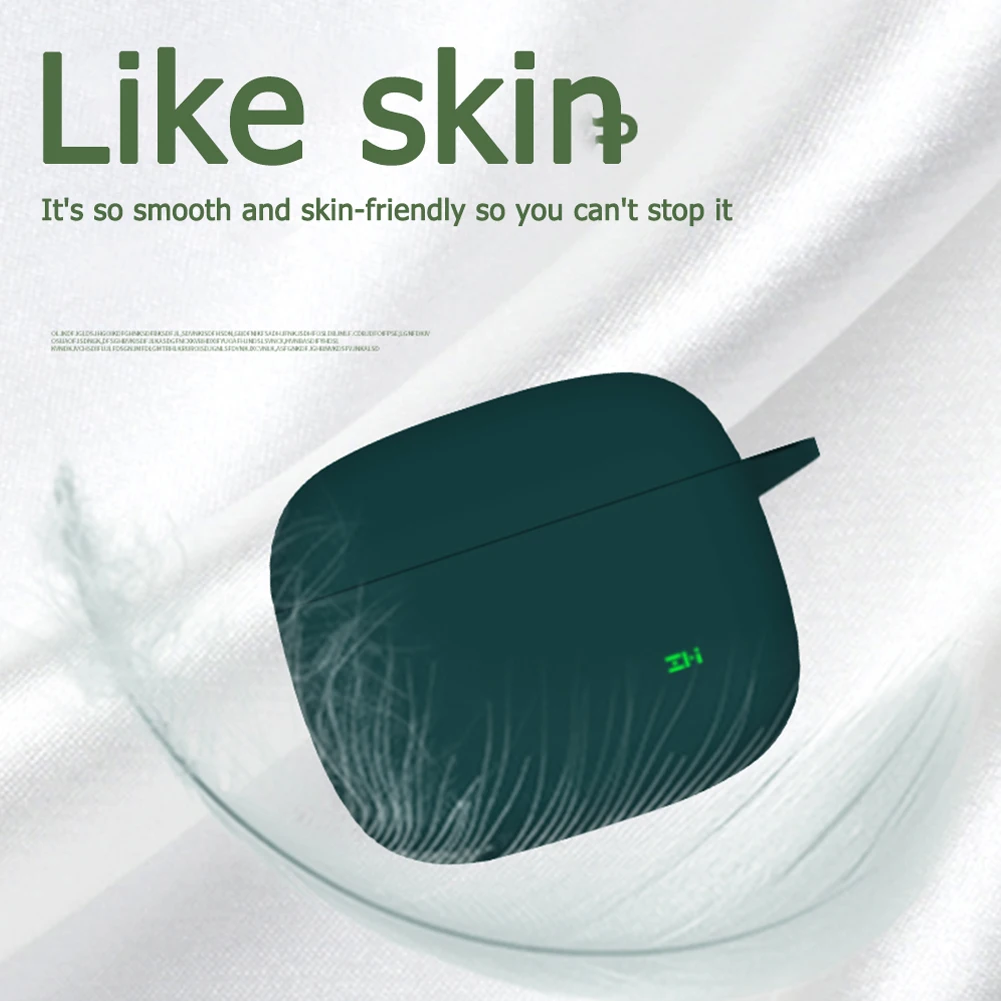 Étui de protection en Silicone liquide pour écouteurs sans fil ZMI PurPods Pro, avec porte-clés, antidérapant, anti-rayures