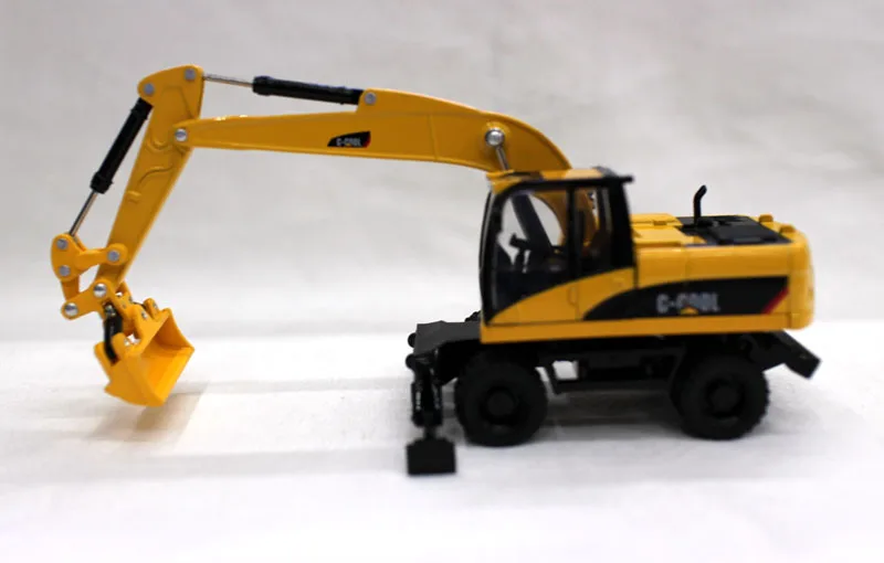 C-Cool models 1/64 Scale Soil Campactor Wheel Excavator wheel loader Tractor truck Diecast Contrucion models 6pcs/set