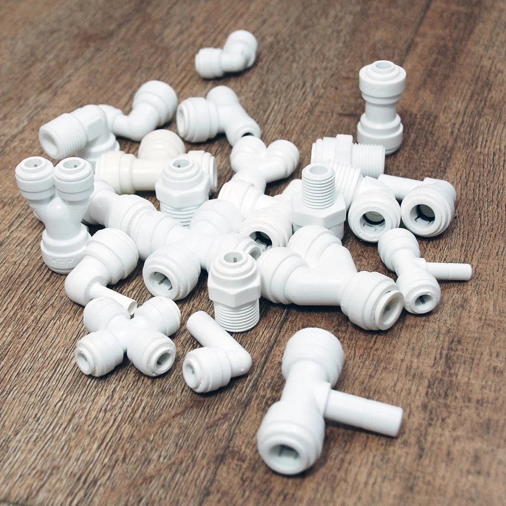 RO en Water Filter Fittings 4-Manieren Fitting