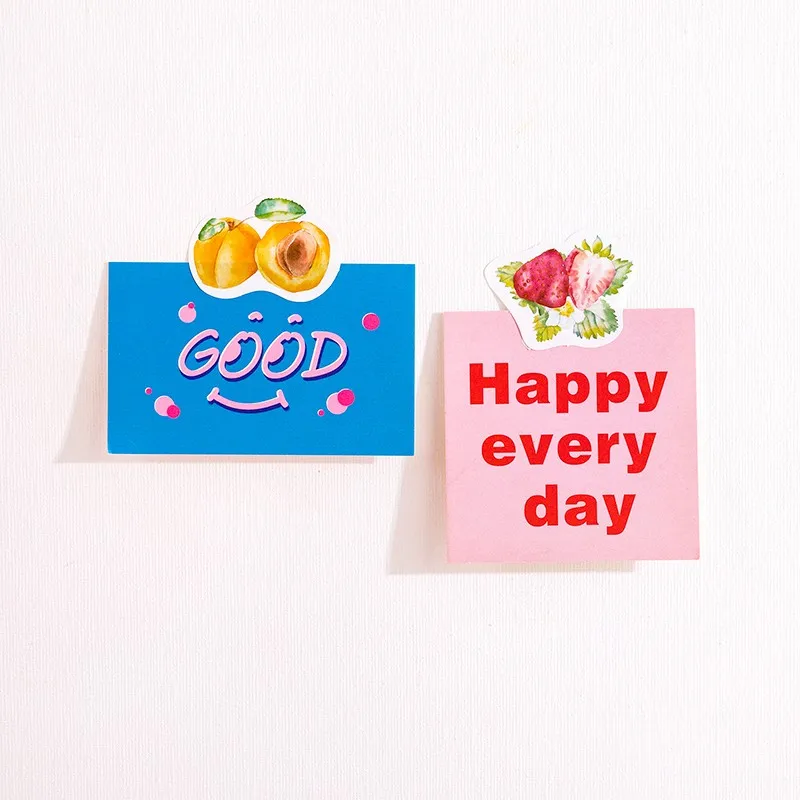 45 Buah Stiker Buah Cherry Peach Kawaii Diary Buatan Tangan Perekat Kertas Stiker Buku Tempel Alat Tulis Kotak Alat Tulis