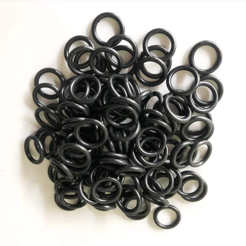 50pcs Black O RingCS1 2 3 4mm OD5mm ~ 80mm NBR Automobile Nitrile Rubber Round O Type Corrosion Oil Resistant Seal Washe