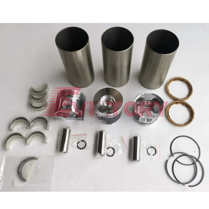 

For Yanmar 3TNV88 S3D88E 3TNV88T rebuild overhaul kit for john deere tractor