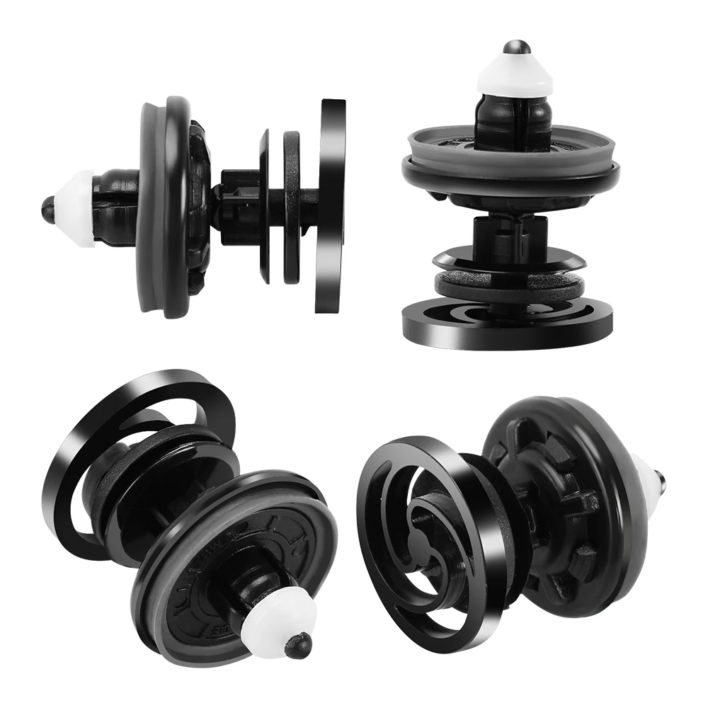 30x clipes de cartão de painel de guarnição de porta interior para audi a4 a6 vw touran tiguan golf passat polo carro plástico rebites fixadores.