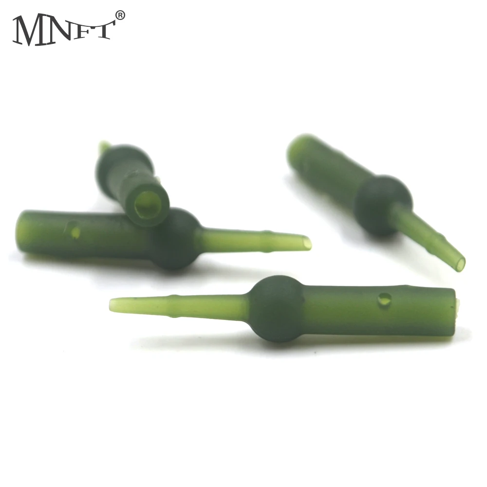 MNFT 100PCS Chod/Heli Buffer Tapered Sleeves Carp Fishing Accessories Rig Rubber Chod Buffer Zone Protect Line