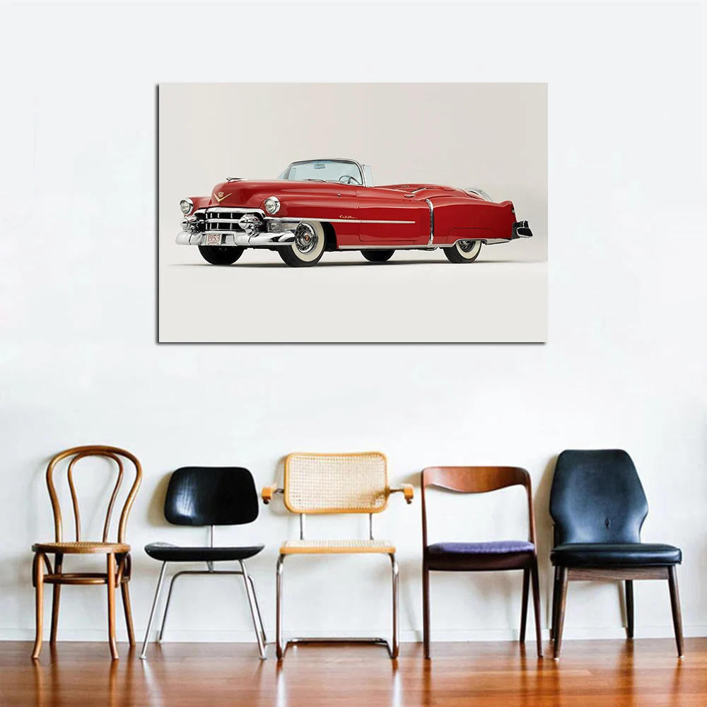 1953 Eldorado Vintage Car Posters Prints Wall Art DIY Framed Canvas Paintings For Home Decor