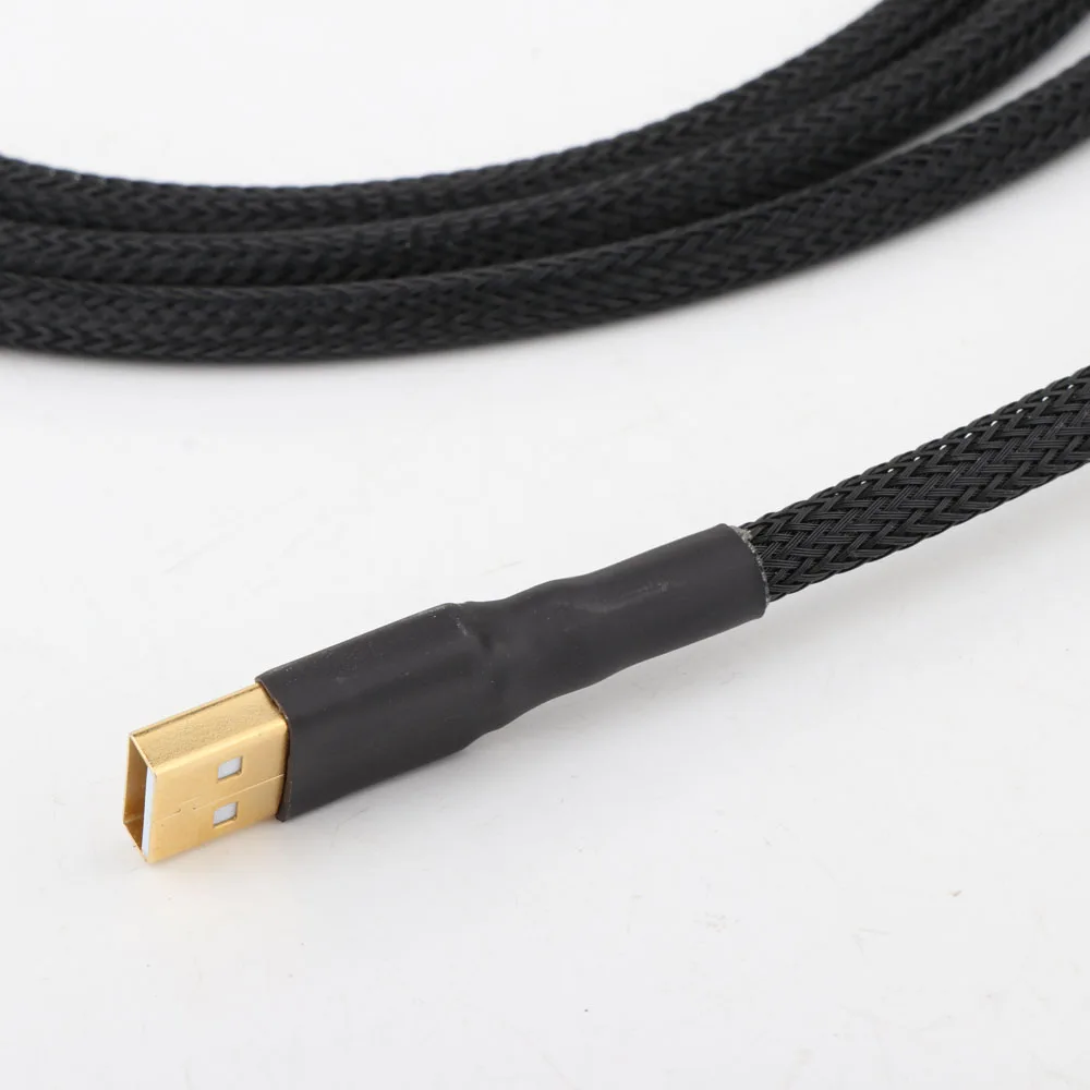 Preffair X401 USB-IF Bersertifikat Kabel USB C ke USB A 2.0 |   Pengisian Cepat & Kabel Sinkronisasi Data Berlapis Emas 24K untuk DAC Ponsel