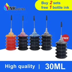 INKARENA Printer Ink Refill Kit 30ML Bottle Ink For HP 122 123 302 304 21 22 140 141 121 300 301 350 351 XL Ciss Ink Cartridge