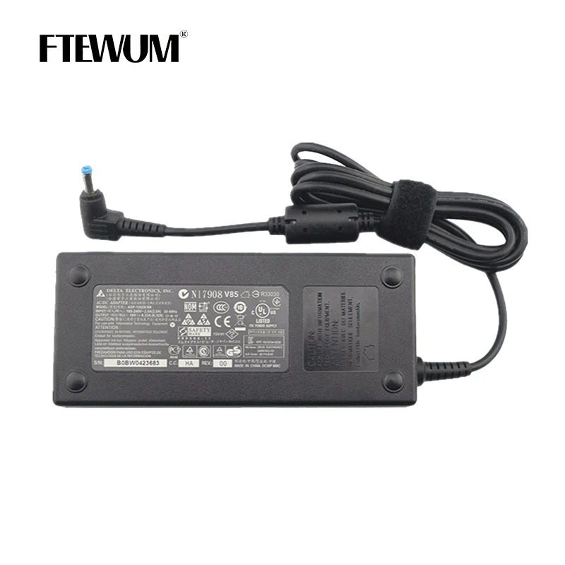 Imagem -02 - Ftewum Carregador 19v 6.32a 120w 5.5*1.7 mm ac dc Portátil Adaptador para Delta Adp120zb bb V3772g 7745g 8935g 8940g 8942g Fonte de Alimentação