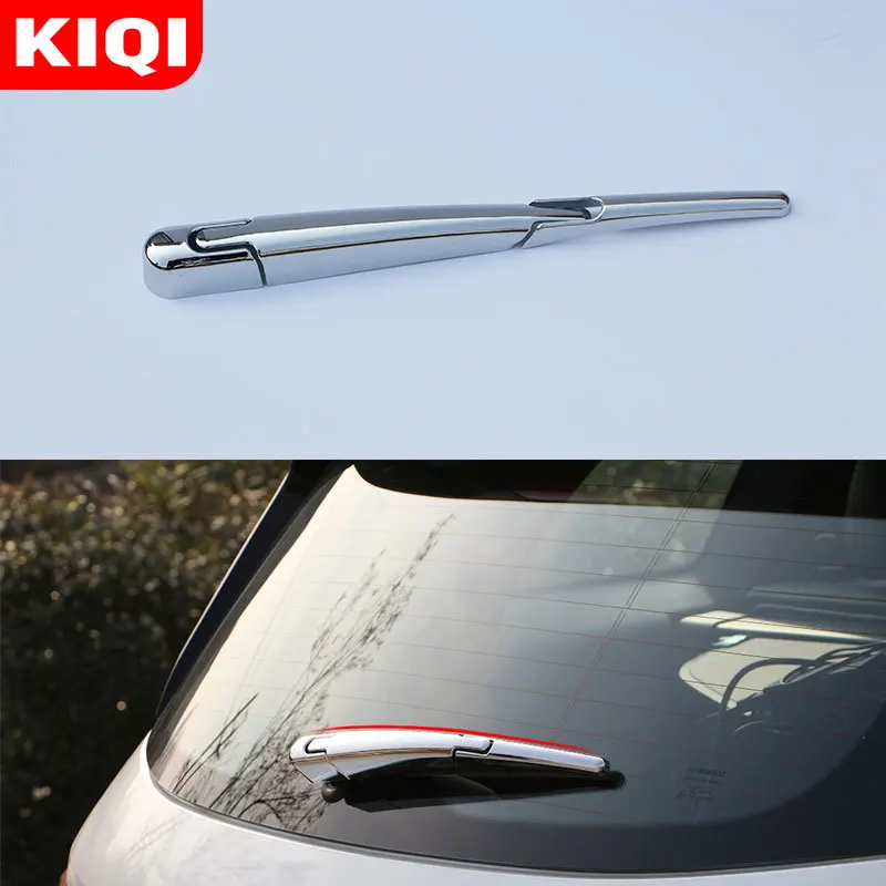 KIQI ABS Chrome tylne okno wycieraczki samochodowe pokrywa wykończenia naklejki dla Renault Koleos Samsung QM6 2016 - 2020 akcesoria