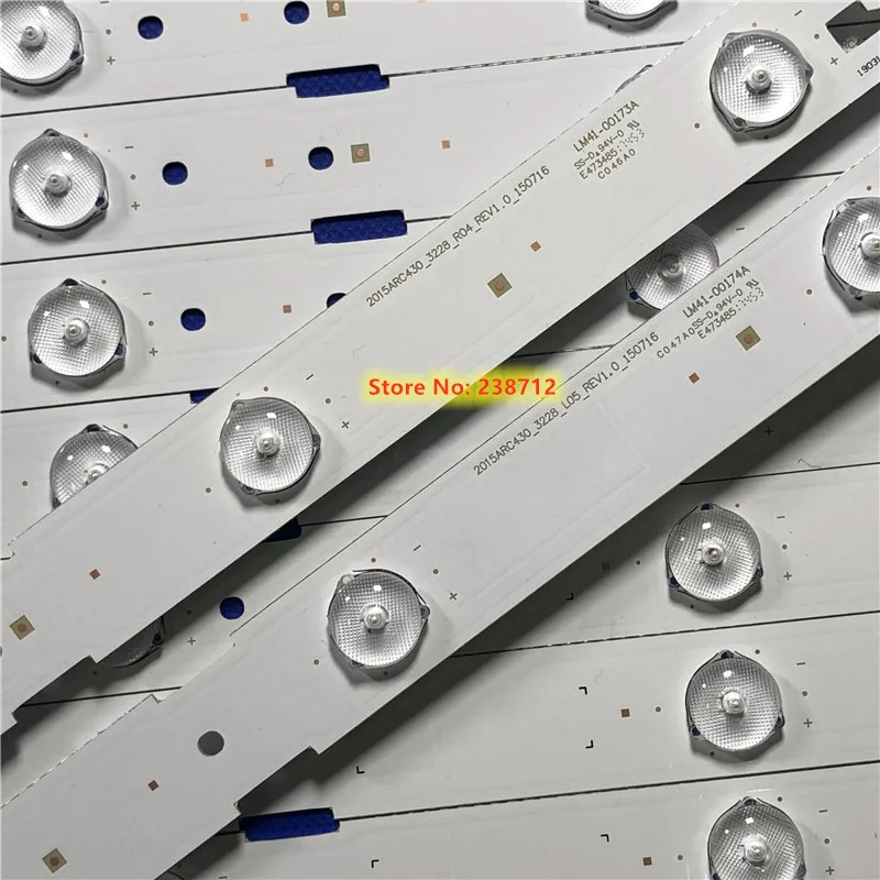 LED Strip For 2015ARC430 LM41-00174A LM41-00173A IC-B-HWCR43D641R/L For 43VLE6621NP 43VLE6629 43VLE6524 43GFB6627 43GFB6626