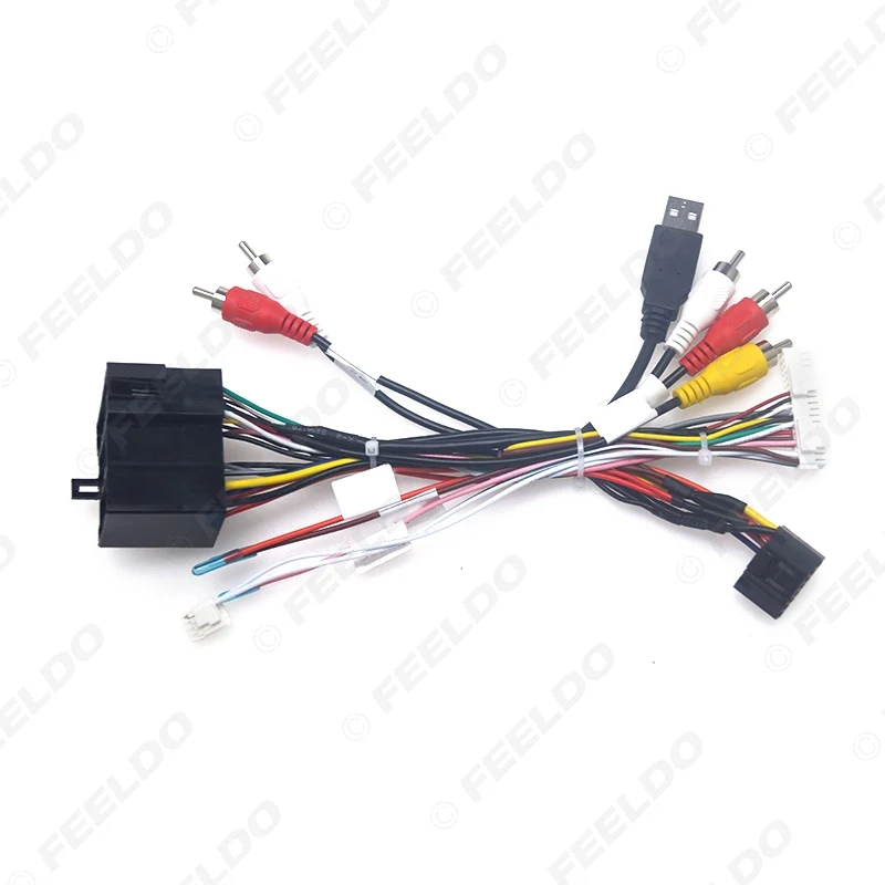 Car Radio 16PIN Android Power Calbe For KIA Sorento  2010-2011/Cerato 2010-2012 Audio Wiring Harness Adapter