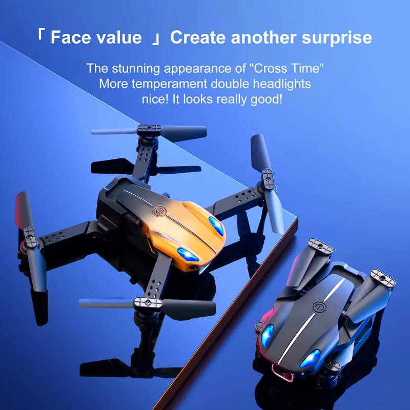 Mini 4K Professional Dual กล้อง WIFI Fpv RC Drones 3D Stunt ม้วนสมาร์ทหลีกเลี่ยงอุปสรรคท่าทาง Photo Video RC quadcopter ของเล่น